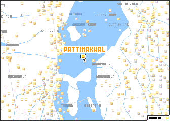 map of Patti Makwāl