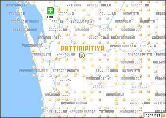 map of Pattinipitiya