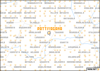 map of Pattiyagama