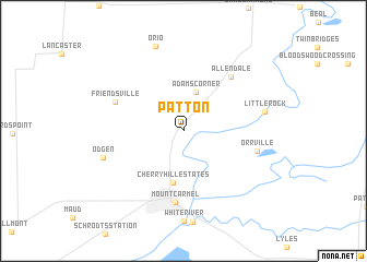 map of Patton