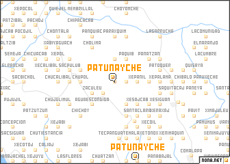 map of Patunayché