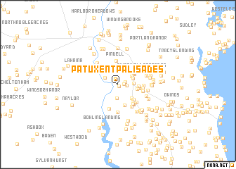 map of Patuxent Palisades