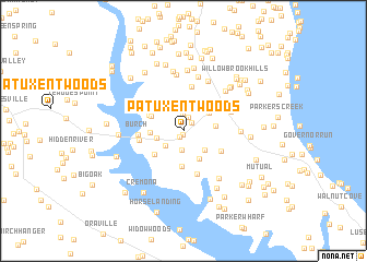 map of Patuxent Woods