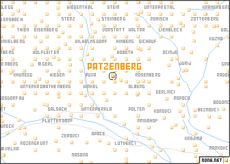 map of Patzenberg