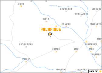 map of Pau-a-Pique