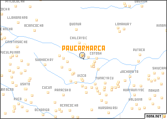 map of Paucarmarca