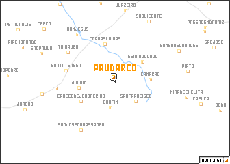 map of Pau dʼArco
