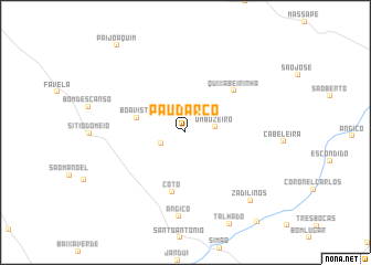 map of Pau dʼArco