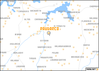 map of Pau-dʼArco