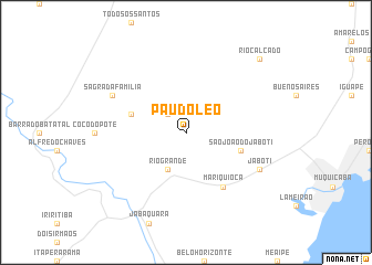 map of Pau dʼÓleo