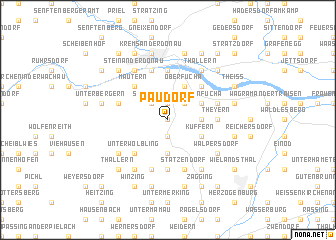 map of Paudorf