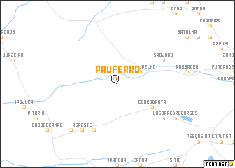 map of Pau Ferro
