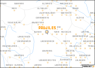map of Paujiles