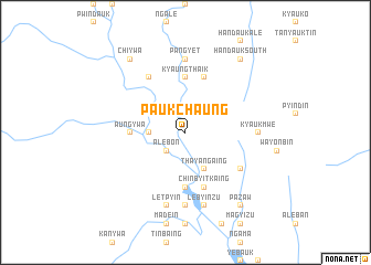 map of Paukchaung