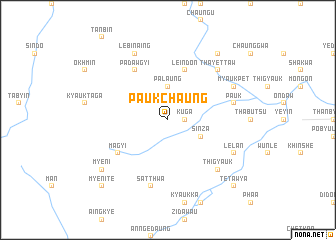 map of Paukchaung