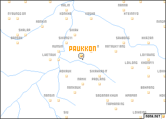 map of Paukkon