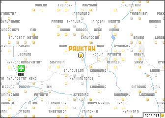 map of Pauktaw