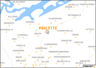 map of Paulette