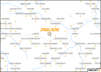 map of Pauligne