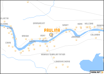 map of Paulina