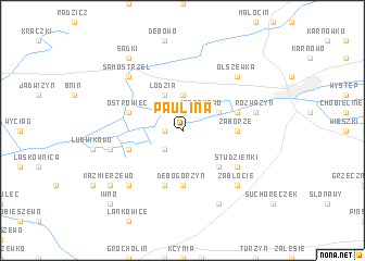 map of Paulina