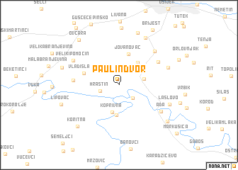 map of Paulin Dvor