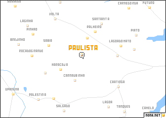 map of Paulista