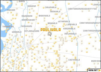 map of Pauliwāla