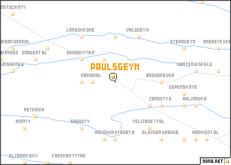 map of Paulʼsgeym