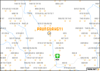 map of Paungdawgyi