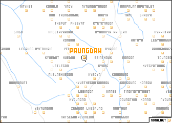 map of Paungdaw