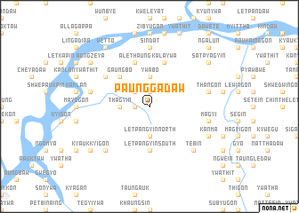 map of Paunggadaw