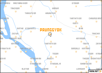 map of Paunggyok