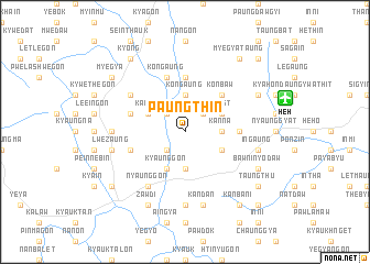 map of Paungthin