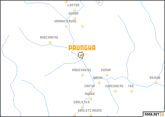 map of Paungwa