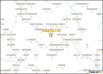 map of Paungyin