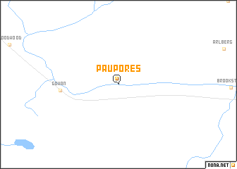 map of Paupores