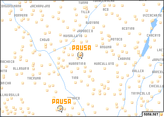 map of Pausa