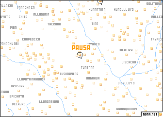 map of Pausa