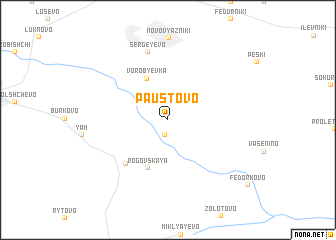 map of Paustovo