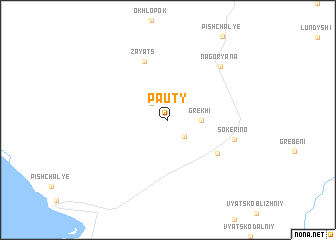 map of Pauty