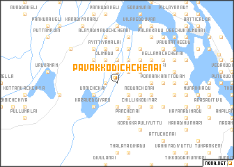 map of Pavakkodichchenai