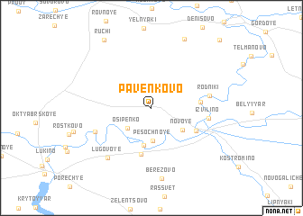 map of Pavenkovo