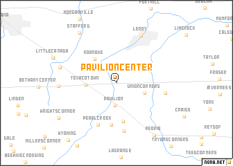 map of Pavilion Center