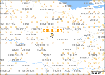 map of Pavillon