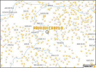 map of Pavkovića Brdo