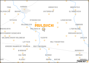 map of Pavlovichi