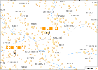 map of Pavlovići