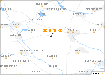 map of Pavlovka