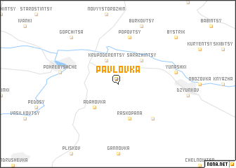 map of Pavlovka